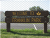 Welcome to Franklin Park Sign
