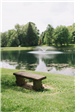 Bench at the Memorial Park Pond