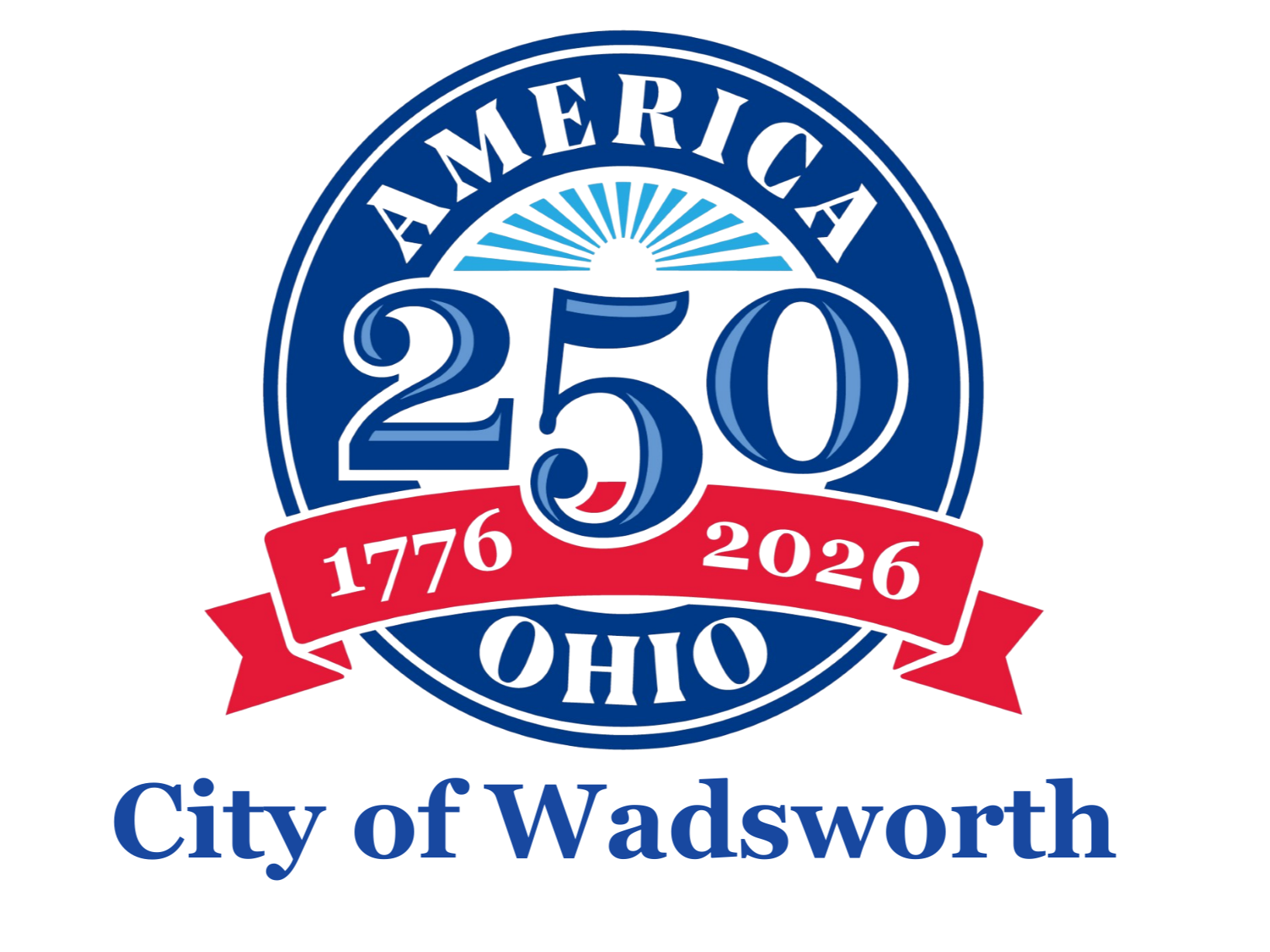 City of WadsworthaMERICA-250 Logo