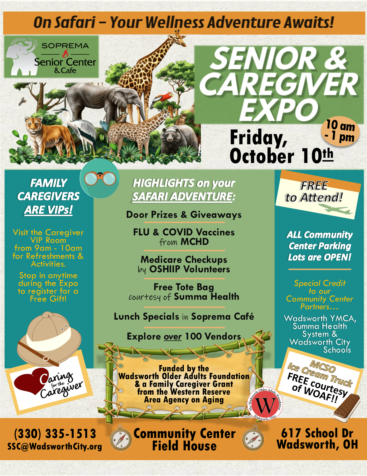 Senior Caregiver Expo w ICE CREAM - FLYER 2025 - FINAL
