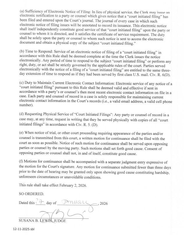 Local Rule of the Court - 1.29.2026 (2)