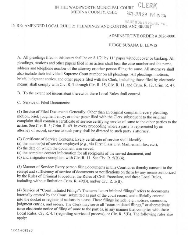 Local Rule of the Court - 1.29.2026 (1)